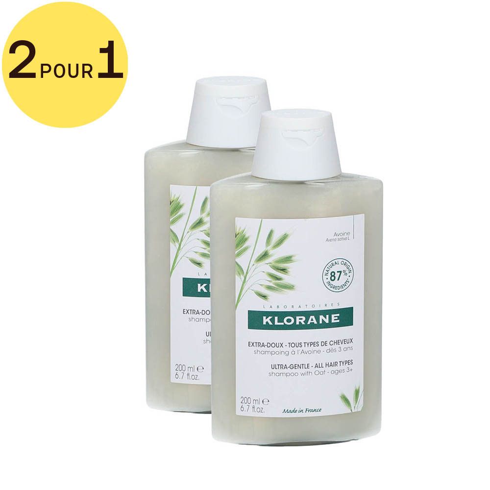 KLORANE Shampoing extra-doux à l'Avoine BIO