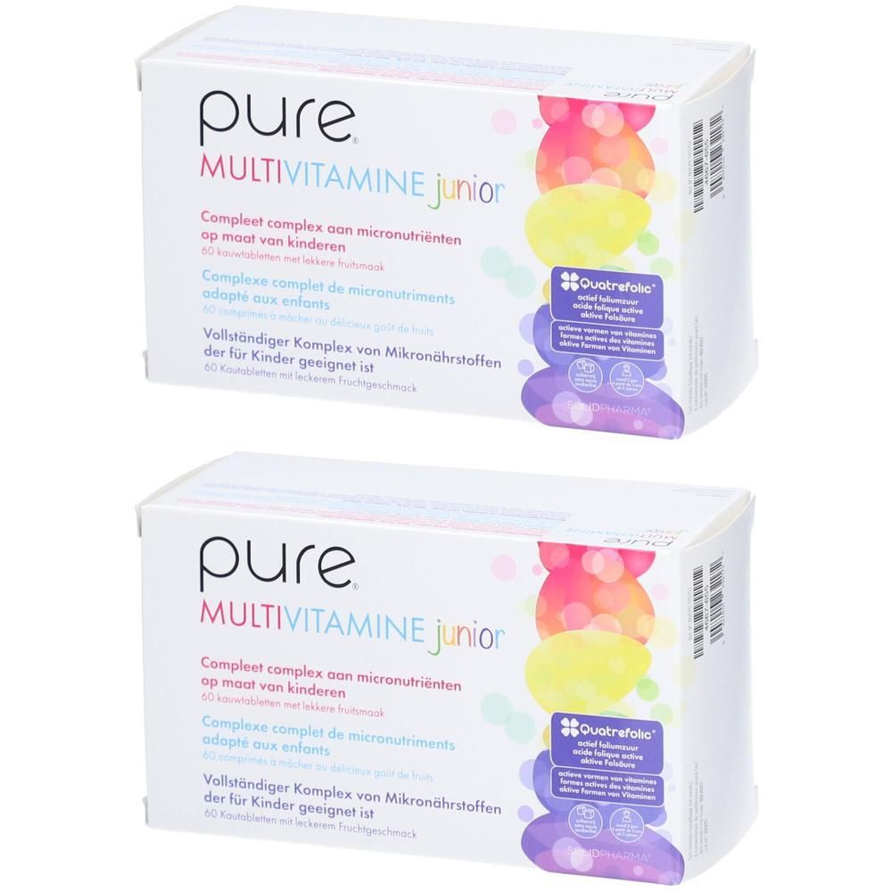 Pure® Multivitamine Junior x2 2x60 St Kautabletten