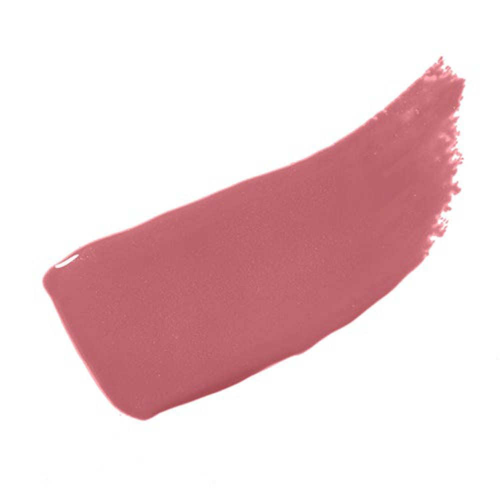 Rosa Lipgloss-Farbmuster auf weißem Hintergrund. Keine Verpackung oder Marke sichtbar.
