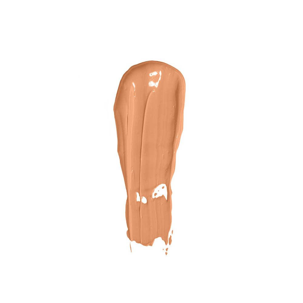 Farbprobe von BABOR® Collagen Deluxe Foundation. Farbton 02 ivory. Auf hellem Hintergrund.