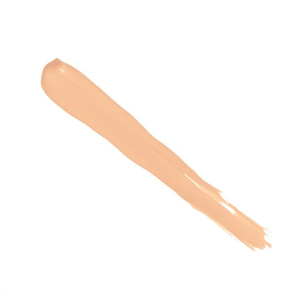 Trait de correcteur clair sur fond blanc. La texture est visible.