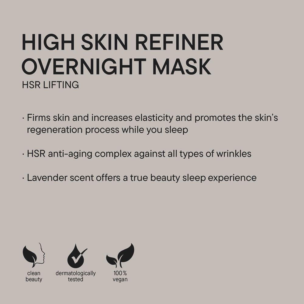 BABOR HSR Über-Nacht-Maske, kugelförmiger Tiegel mit geprägtem Muster.
