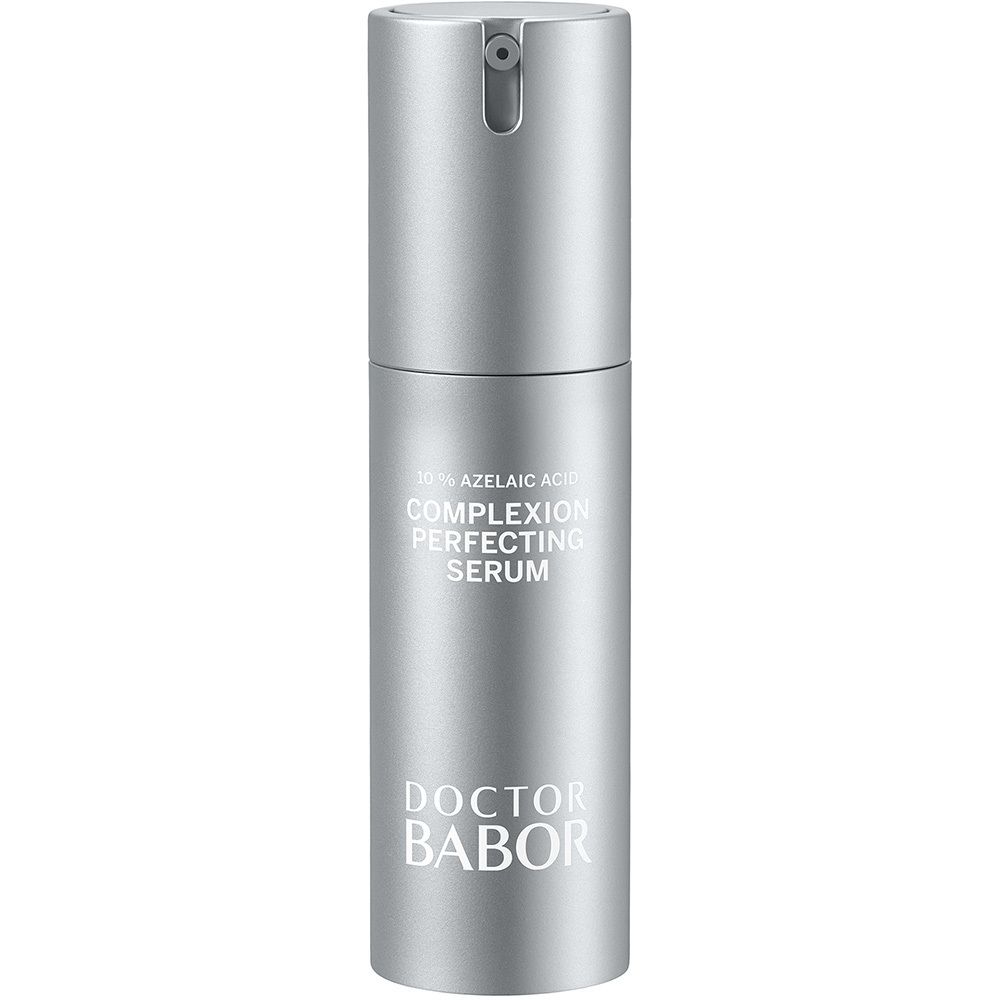 DOCTOR BABOR® CLARIFYING Complexion Perfecting Serum Flasche und Faltschachtel.