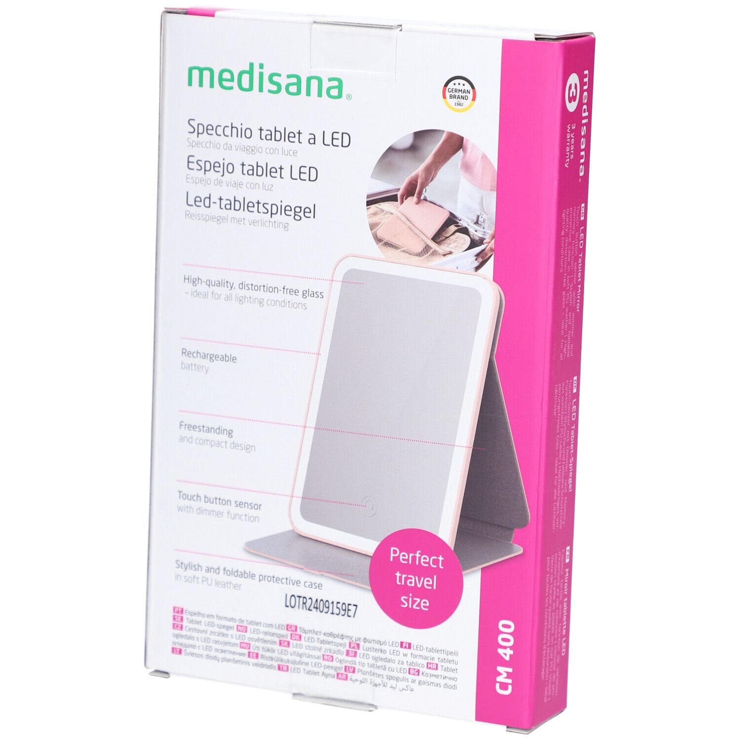 medisana CM 400 Tablet-Spiegel