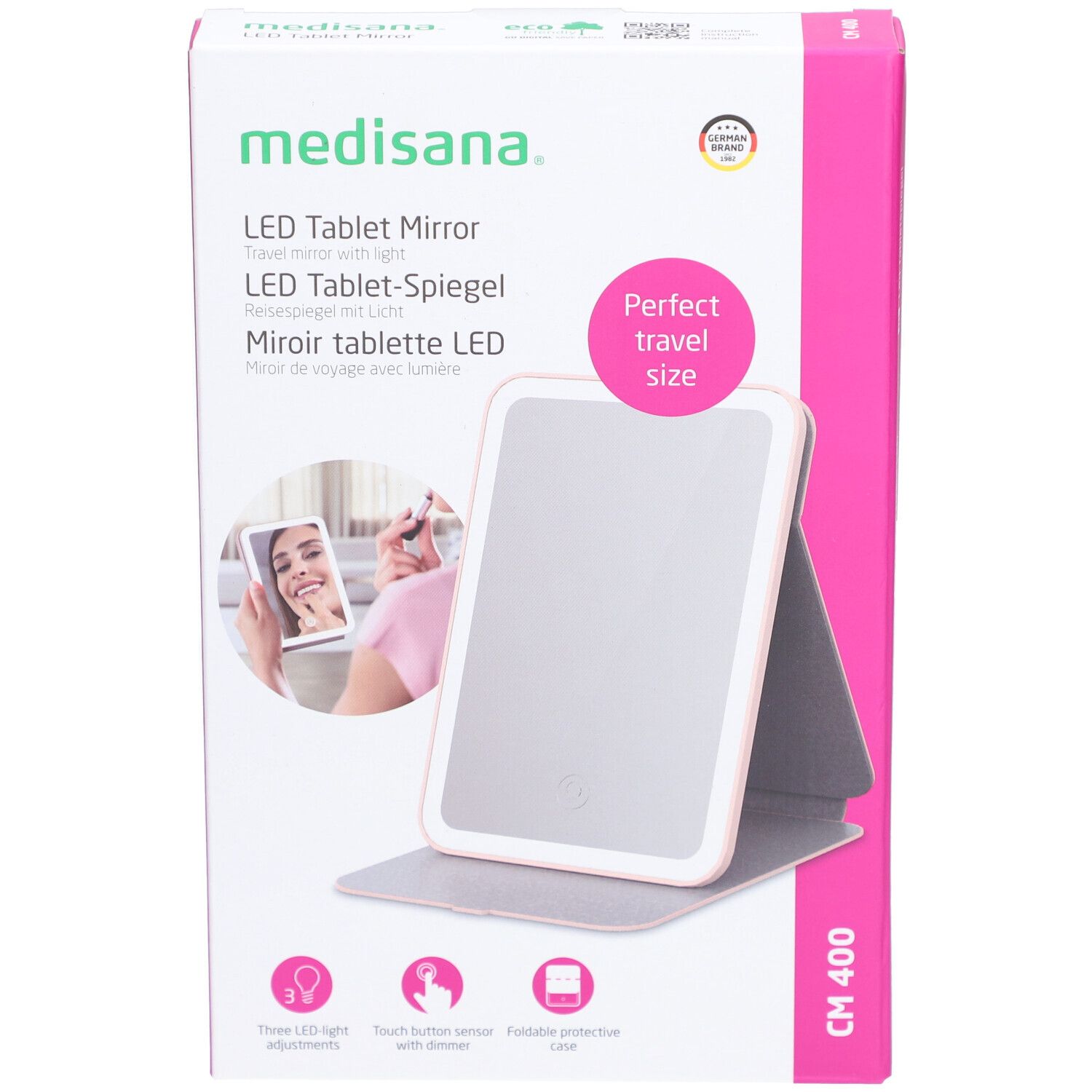 medisana CM 400 Tablet-Spiegel