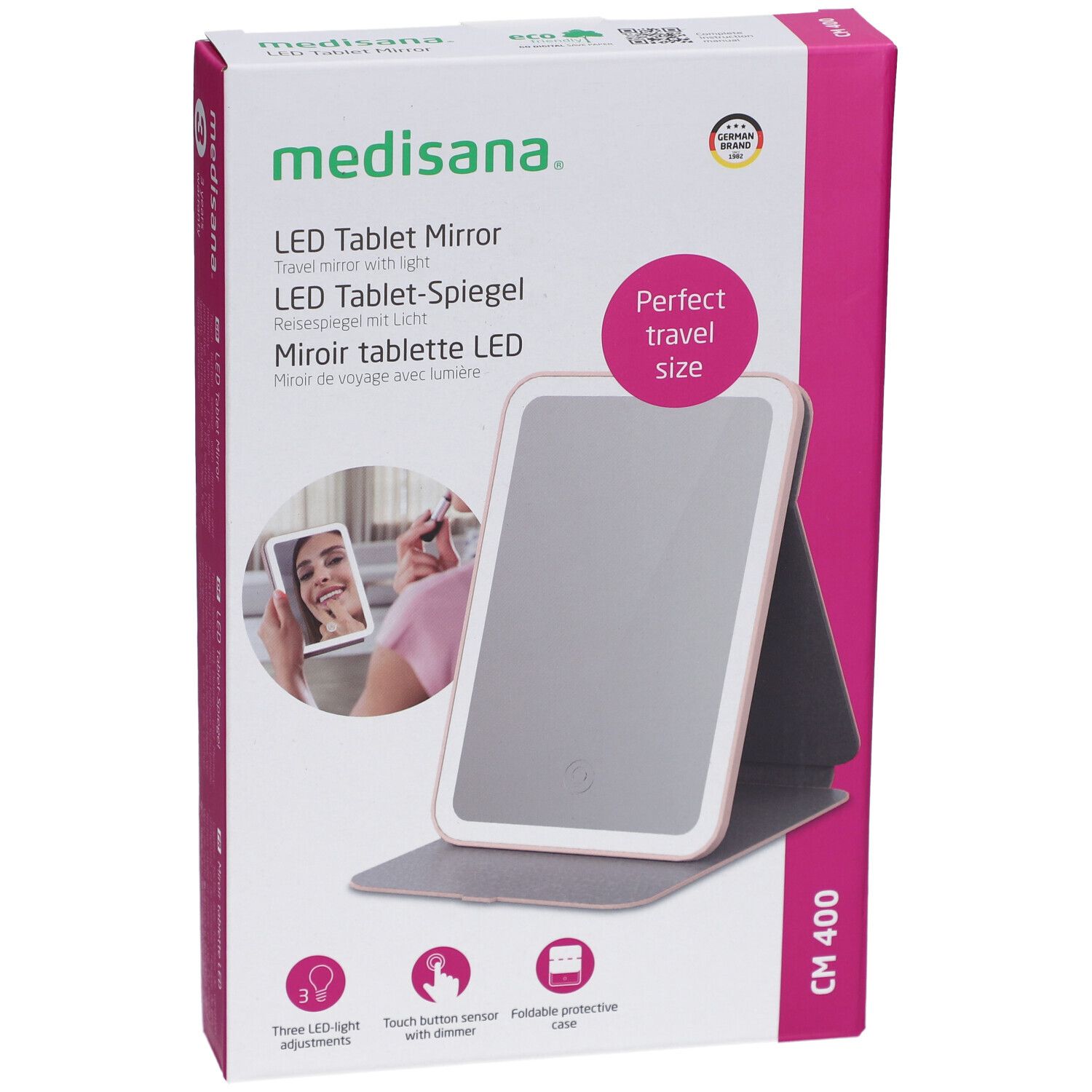 medisana CM 400 Tablet-Spiegel