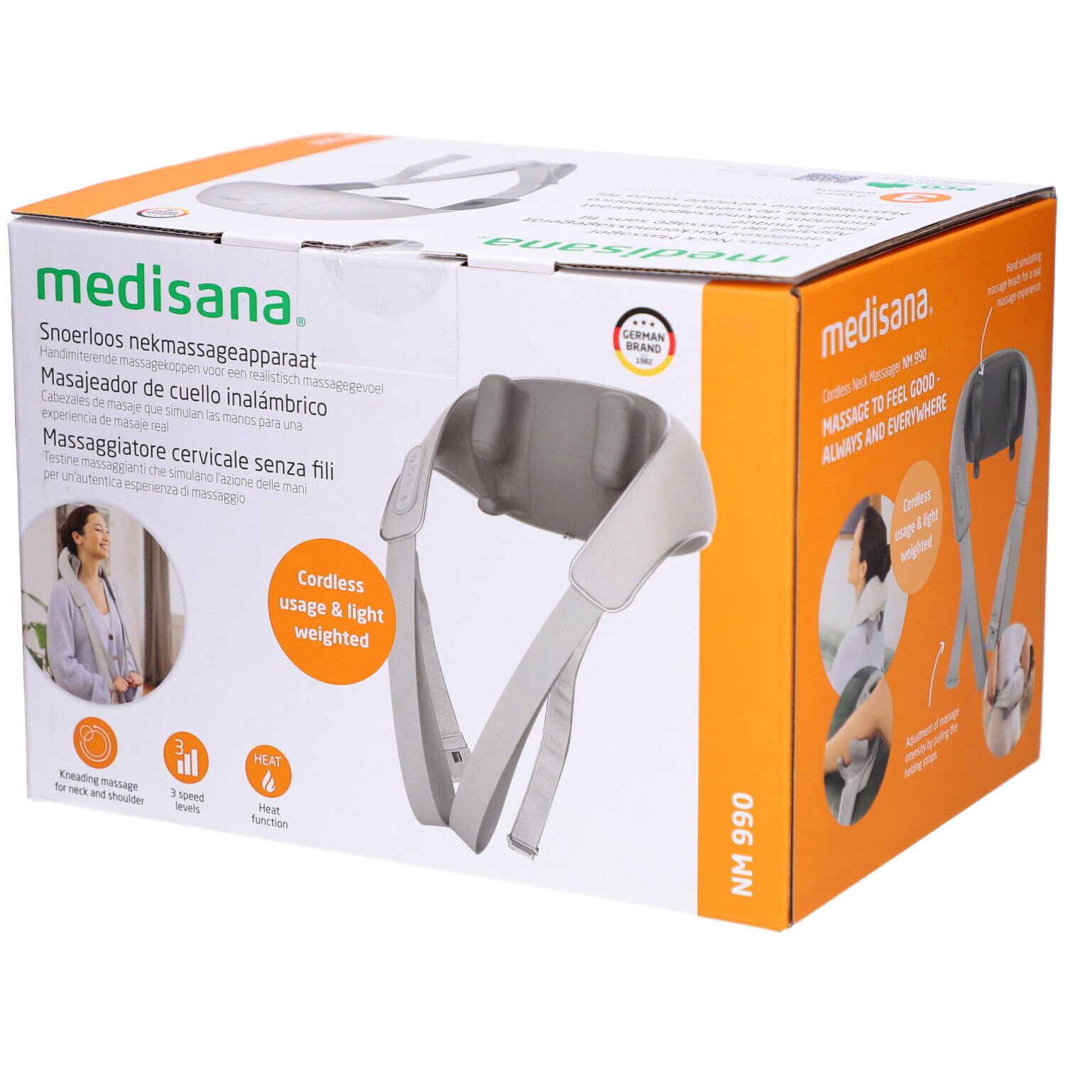 medisana NM 990 kabelloses Shiatsu-Nackenmassagegerät