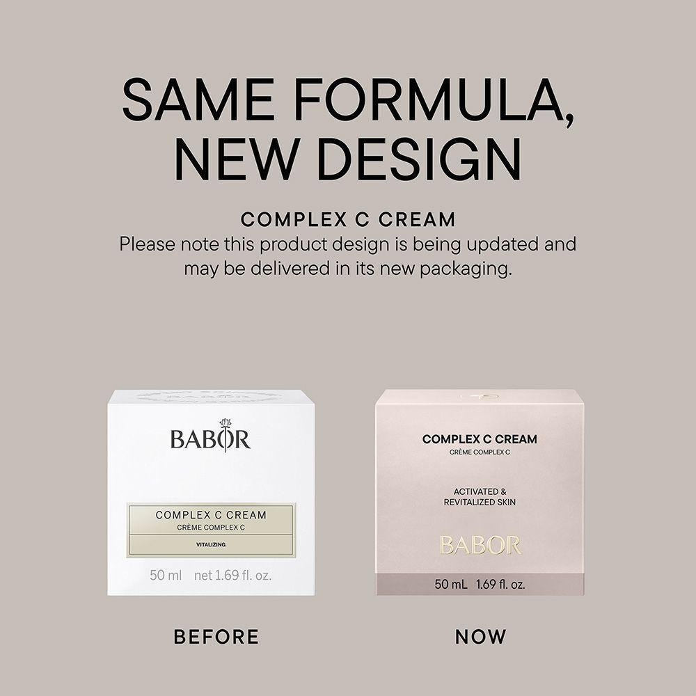 BABOR Complex C Cream Tiegel mit Größenangabe 50 ml.