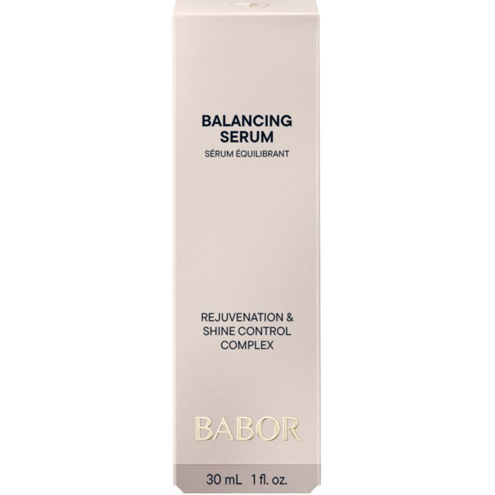 BABOR Balancing Serum Flasche, Seitenansicht.