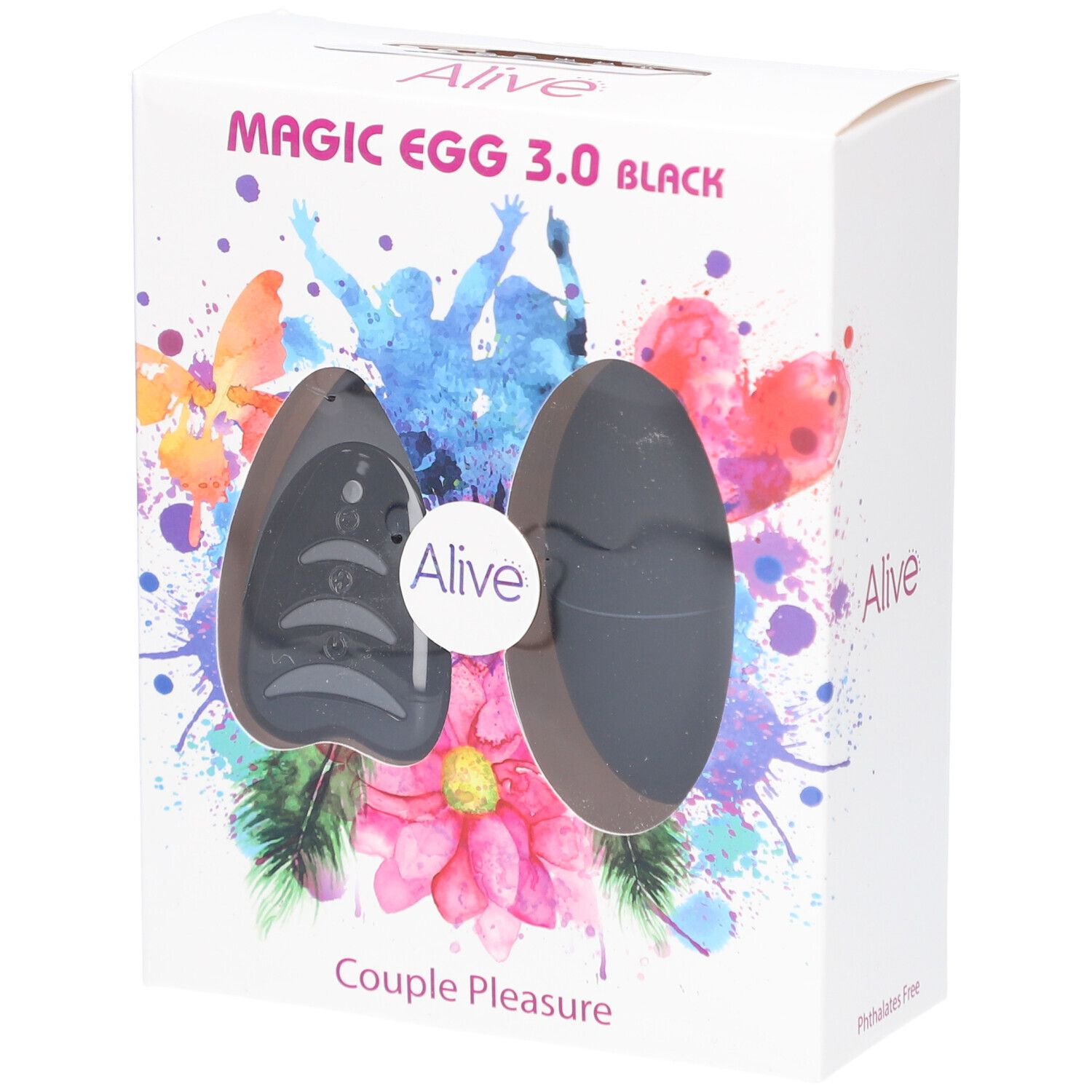 Magic Egg 3 Vibrerend Ei met Afstandsbediening Zwart 1 Overige