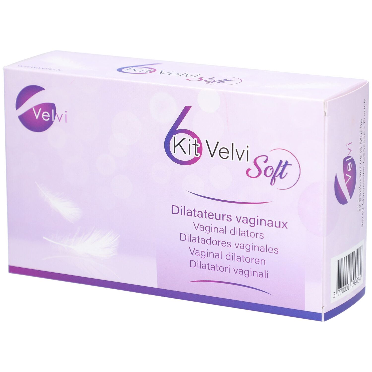 Velvi Kit Soft | 6 Vaginale Dilatatoren 1 Geen data