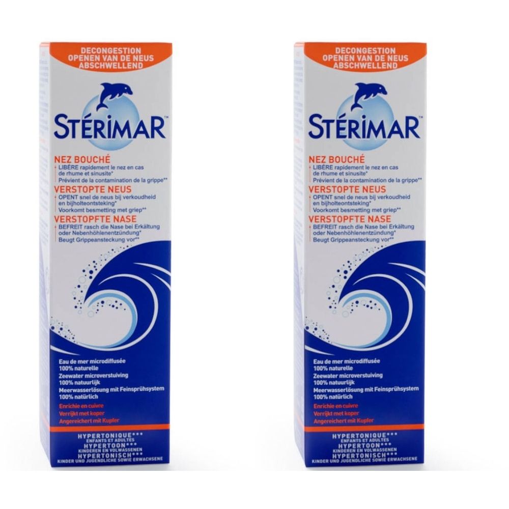 Sterimar Hypertonische Neusspray Duopack 2x100 ml Nasenspray
