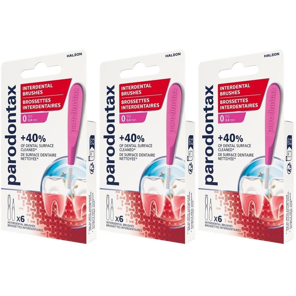 PARODONTAX Brossettes interdentaires T0 0,4 mm