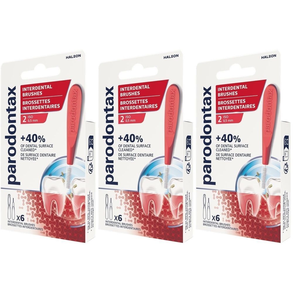 PARODONTAX Brossettes interdentaires T2 0,5 mm