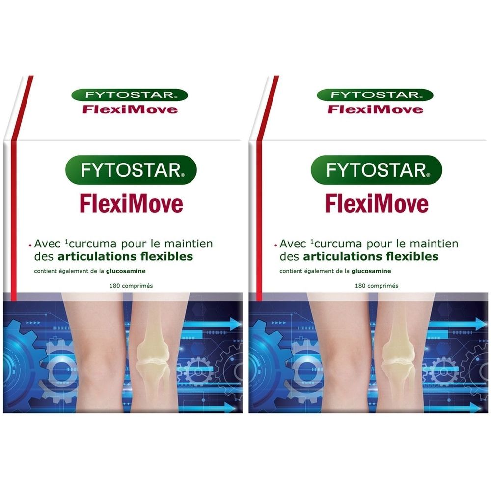 Fytostar FlexiMove High-Curcumin + Glucosamine | Articulations Souples