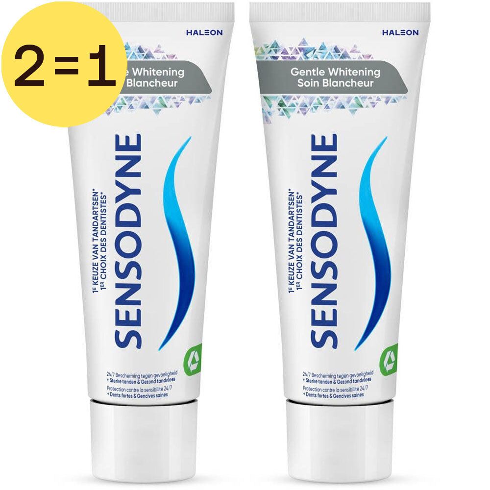 Sensodyne Gentle Whitening Tandpasta 2 voor 1