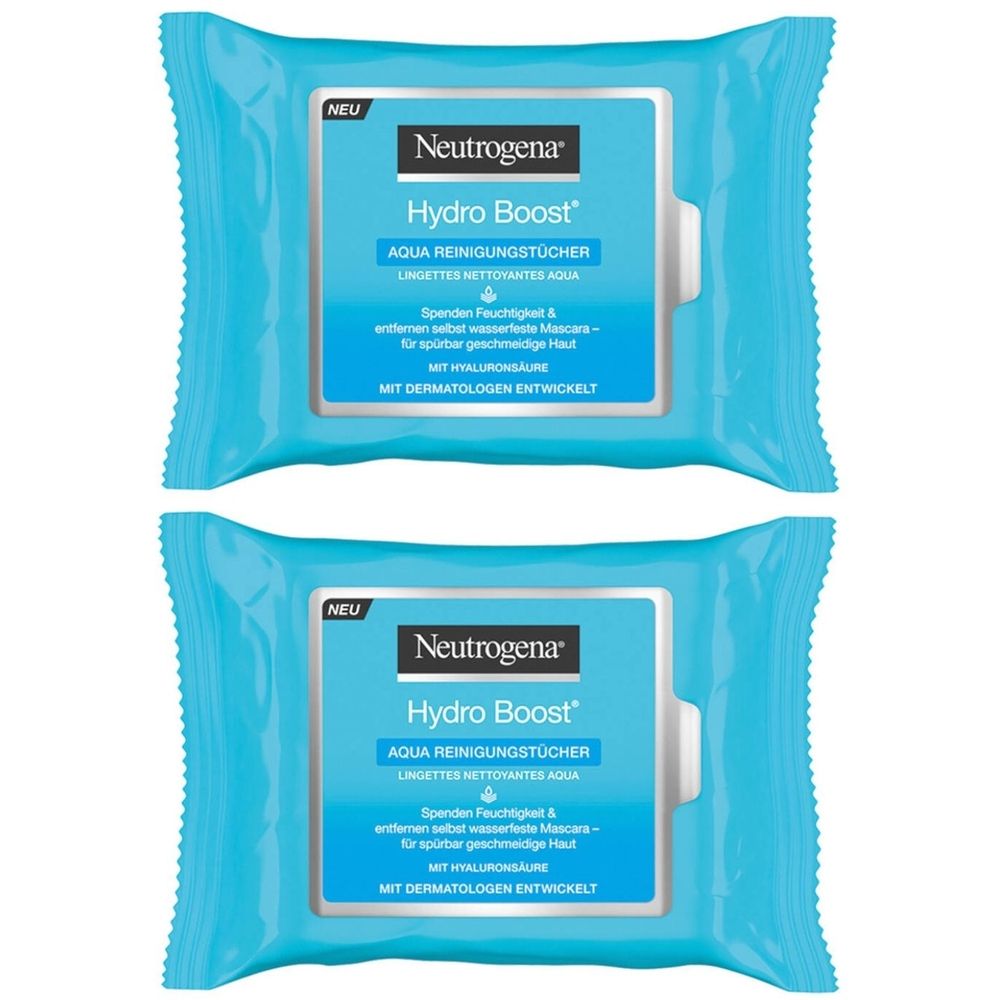 Neutrogena® Hydro Boost® Aqua Reinigungstücher