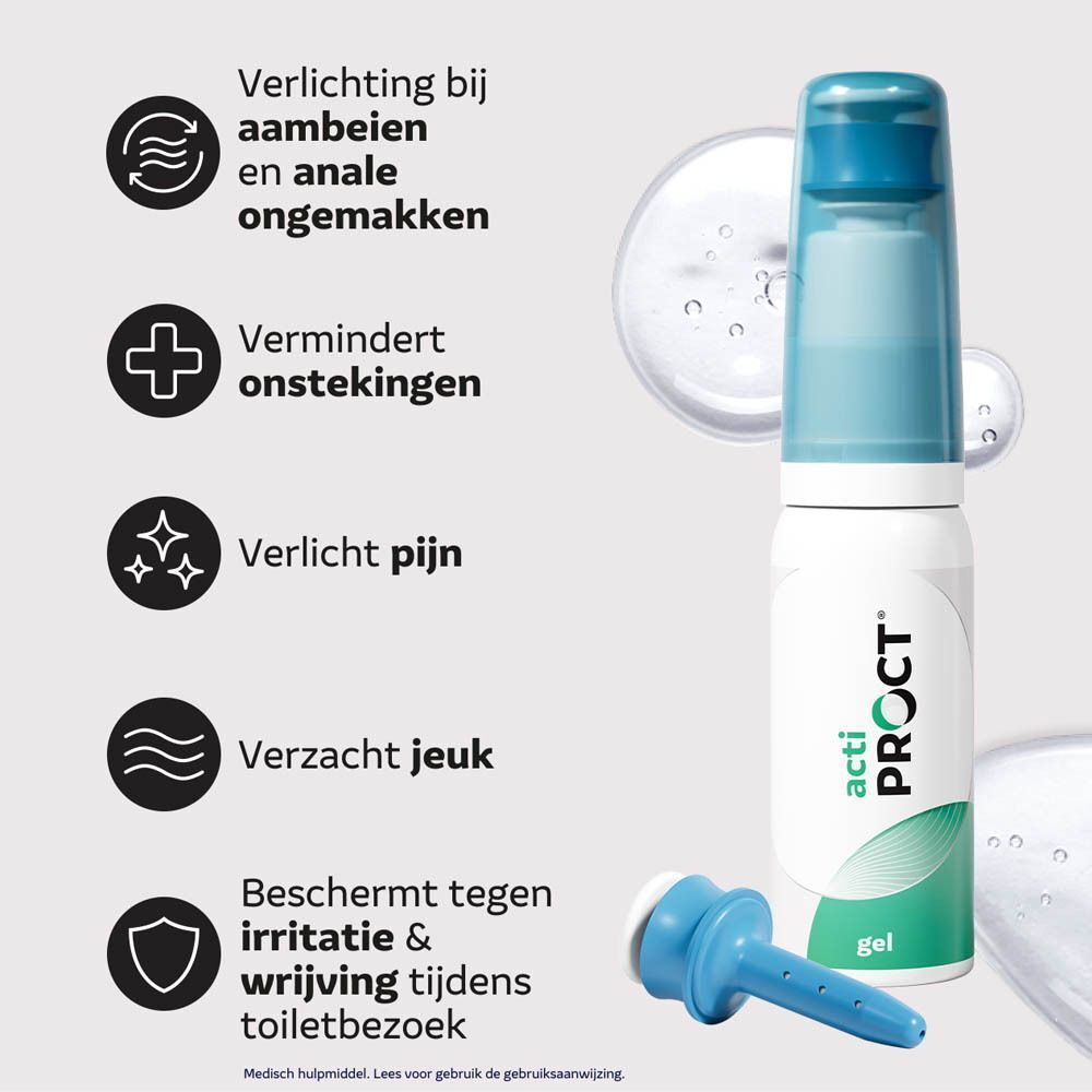 Verpakking aambeien gel met applicator.