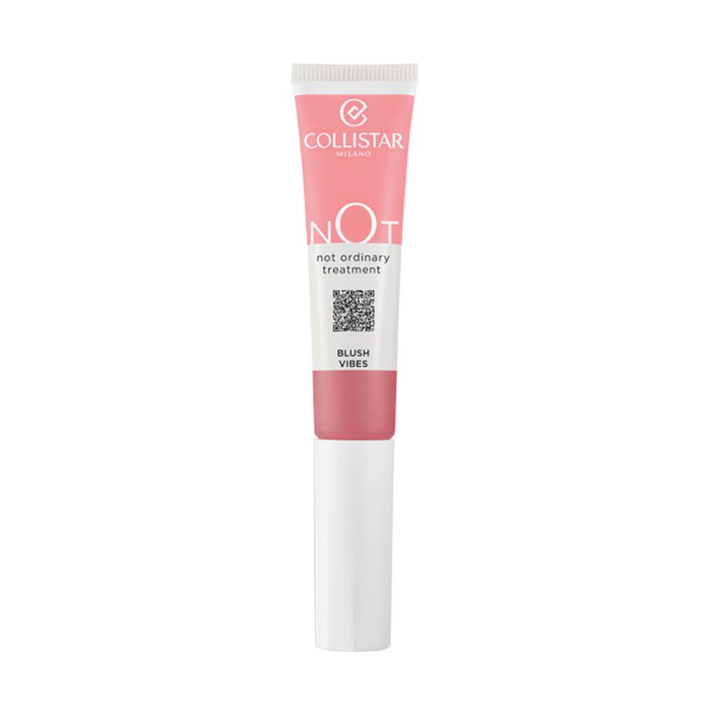 Tube avec applicateur. Inscription : Collistar, NOT, Blush Vibes.