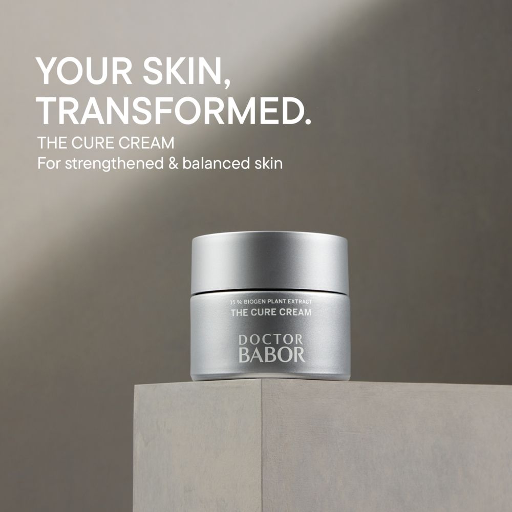 Doctor Babor THE CURE CREAM: Tiegel mit Deckel, 15% Biogen Plant Extract.