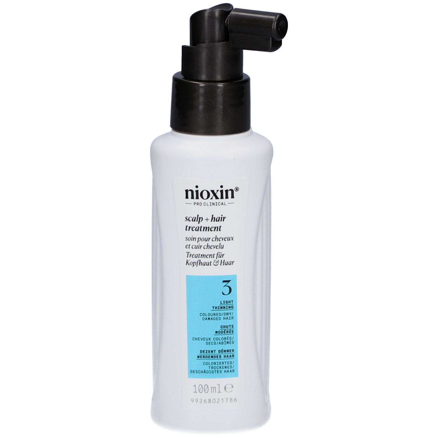 Nioxin System 3 Scalp Treatment for Colored Thinning Hair 100 ml Spray
