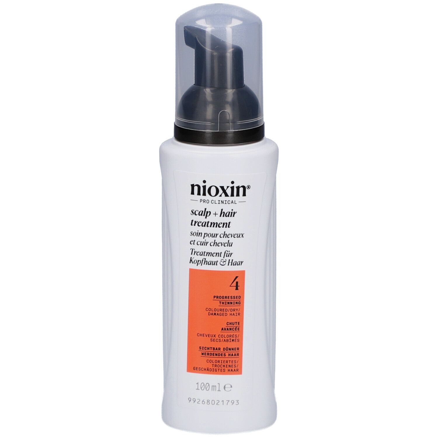 Nioxin System 4 Scalp Treatment for Colored Thinning Hair 100 ml Schaum
