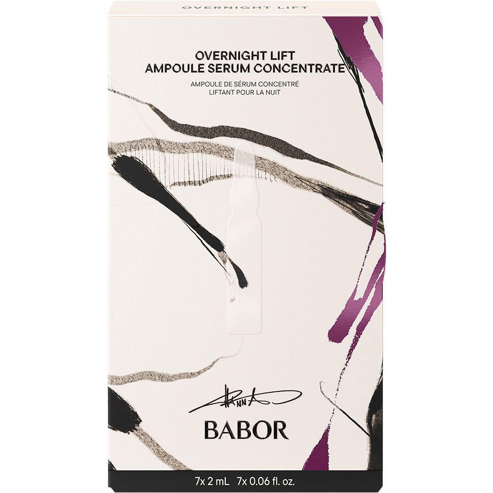 Babor Overnight Lift Ampullen Serum Konzentrat Box mit 7x 2ml Ampullen.