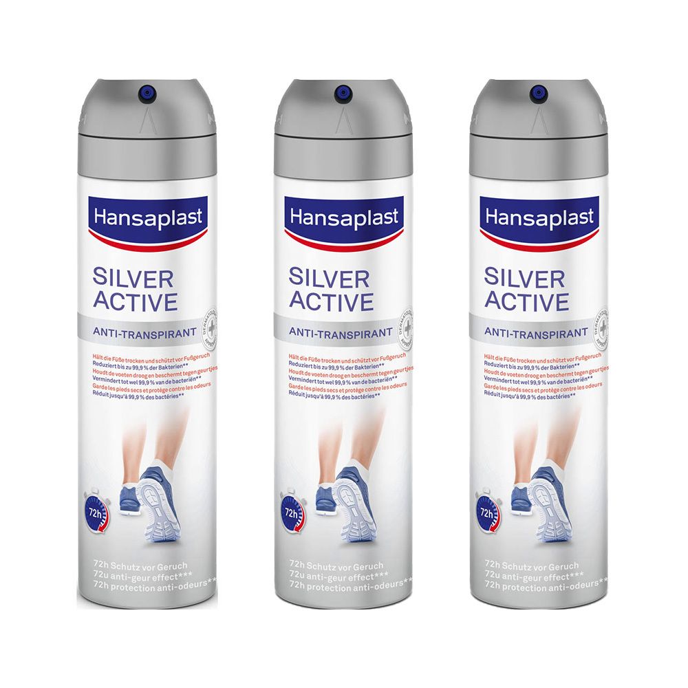 Hansaplast Silver Active Spray Pieds