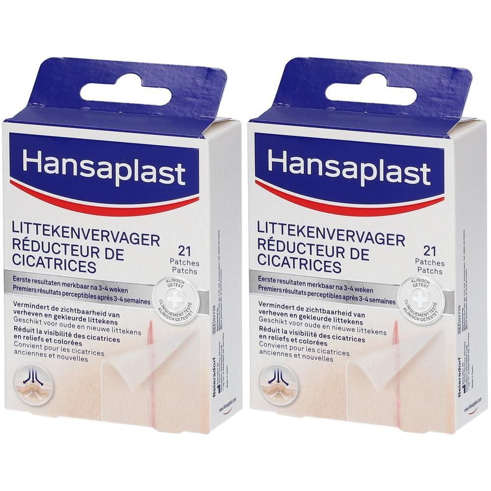 Hansaplast Med Reducteur Cicatrices 6,8 x 3,8 cm