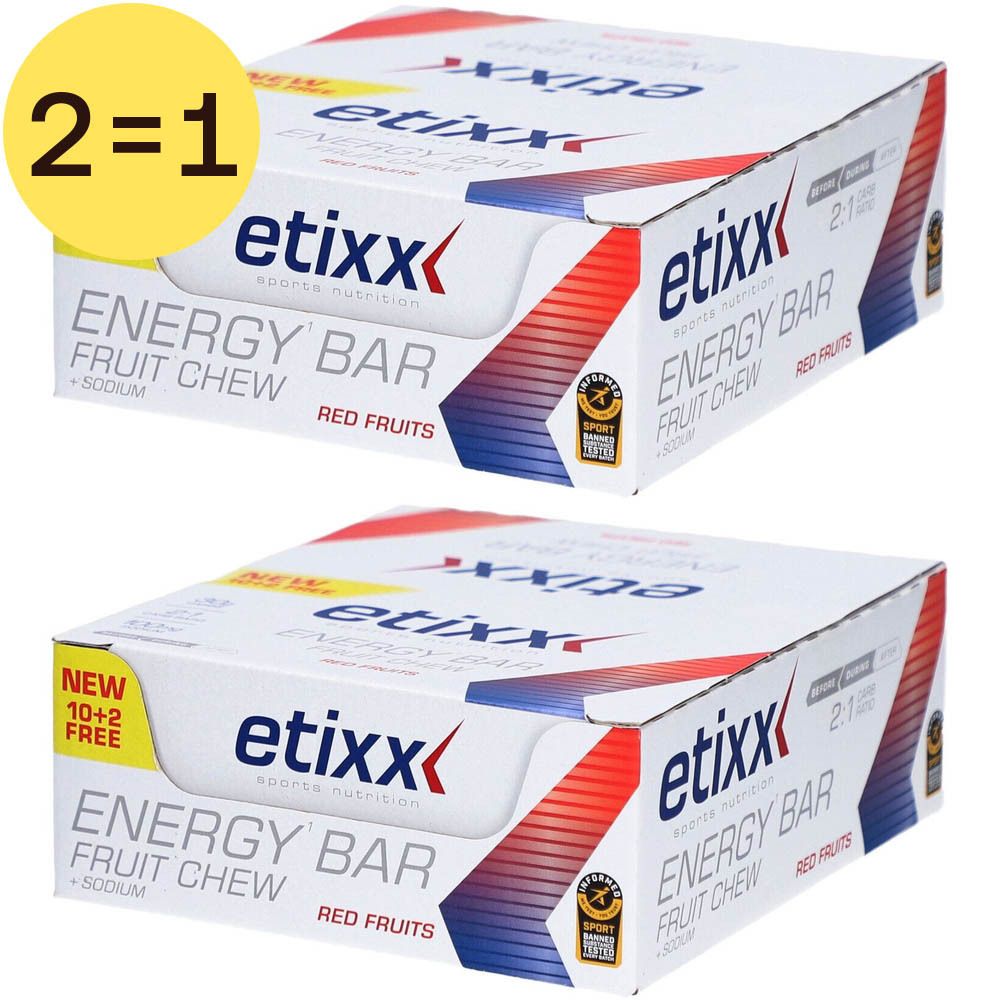 Etixx Energy Bar Fruit Chew Red Fruits