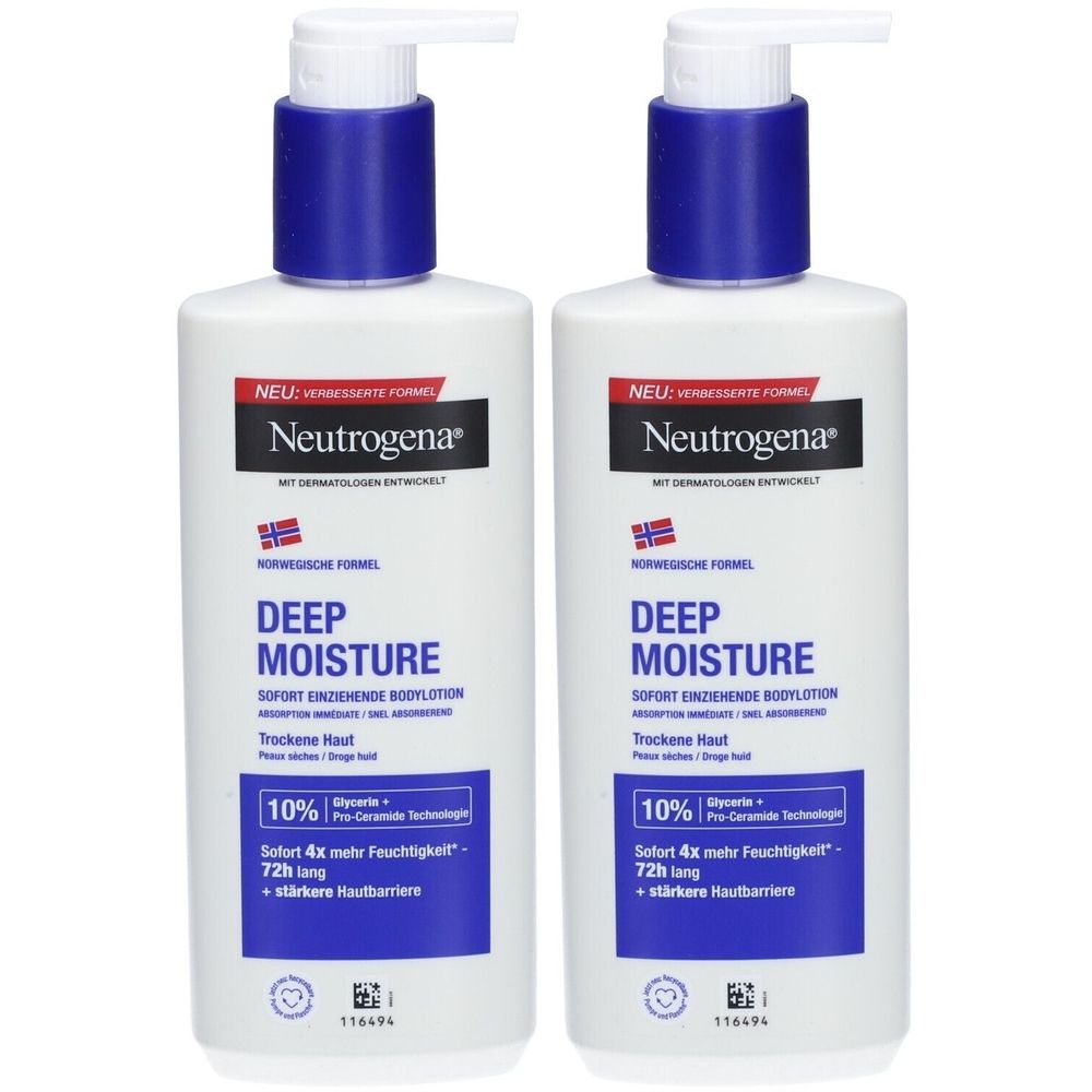 Neutrogena Deep Moisture Schnell einziehende Körperlotion