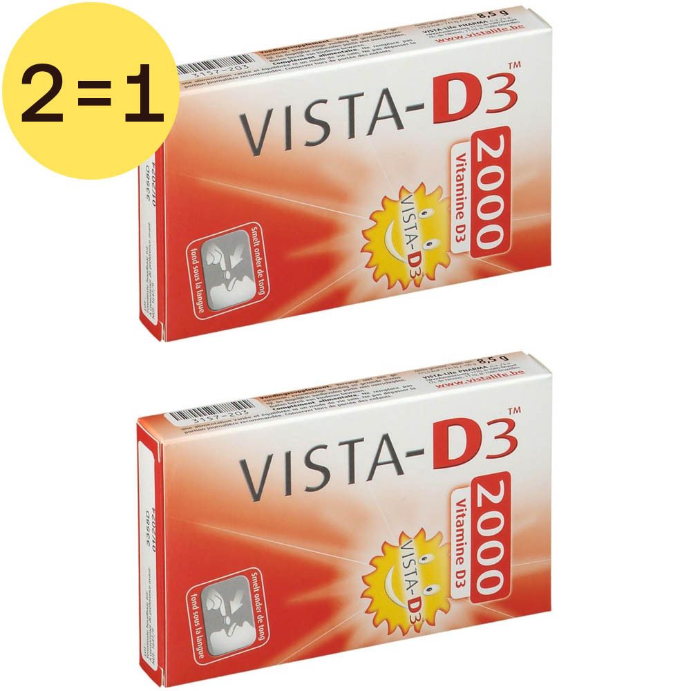 Vista-D3™ 2000 x2 2x60 St Schmelztabletten