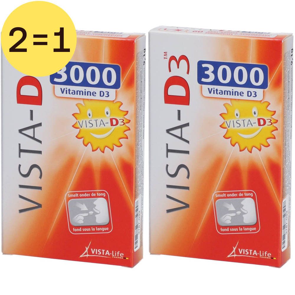 Vista-D3™ 3000 x2 2x60 St Schmelztabletten