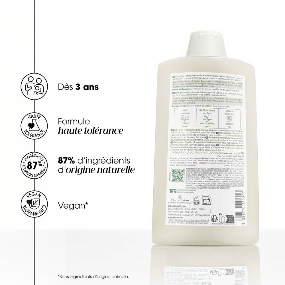 Klorane Avoine Shampooing Extra-doux