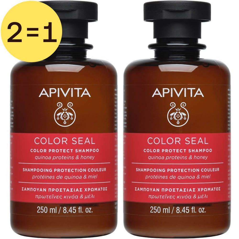 Apivita Color Seal Color Protect Shampoo Quinoa Proteins & Honey 2 voor 1