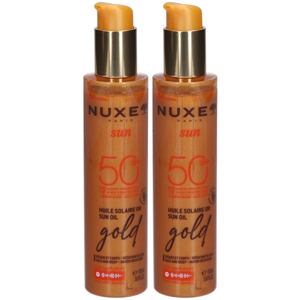 Nuxe Sun Sonnenöl Gold Hoher Schutz Spf50