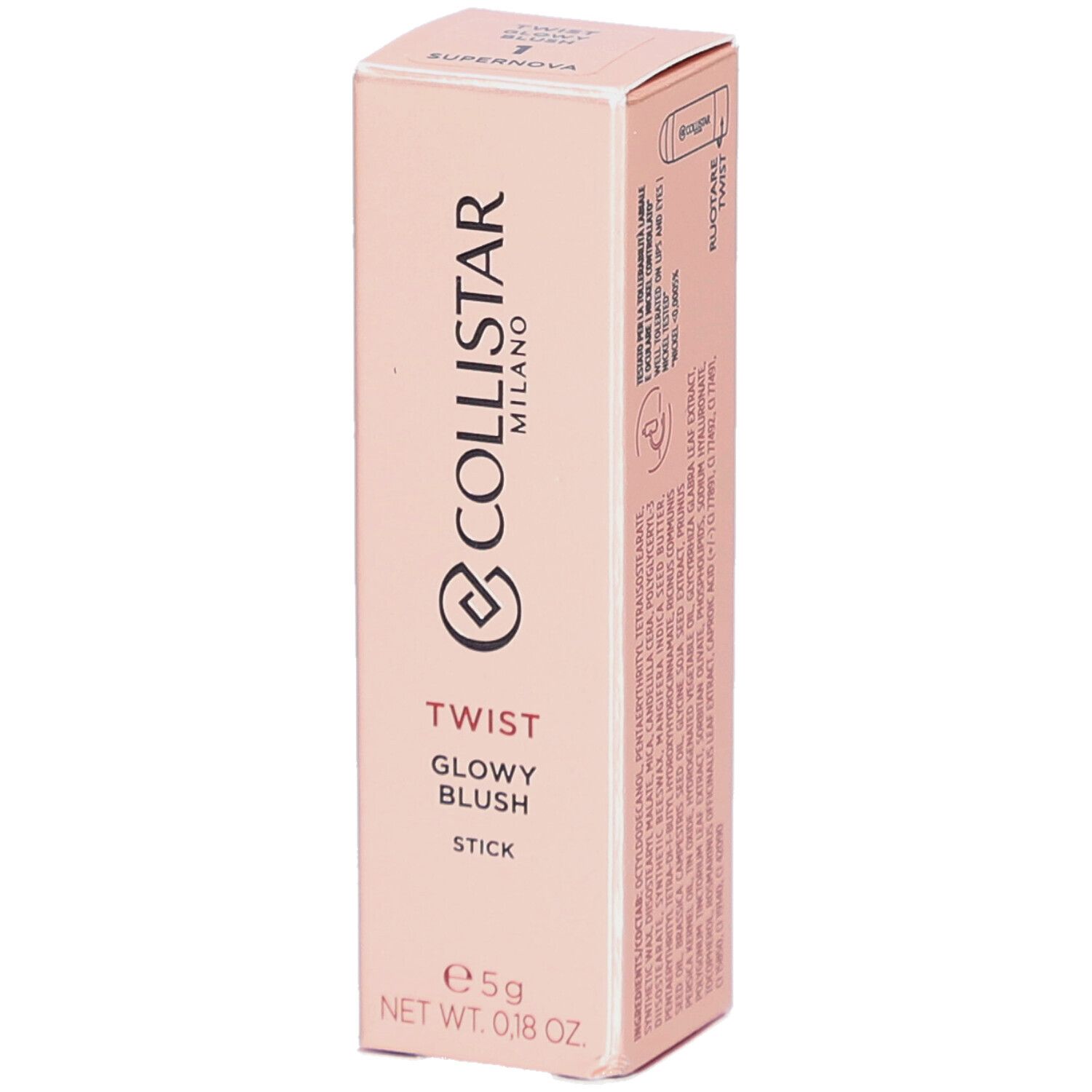 Collistar Twist Glowy Blush 01 Supernova 5g 5 g Make up
