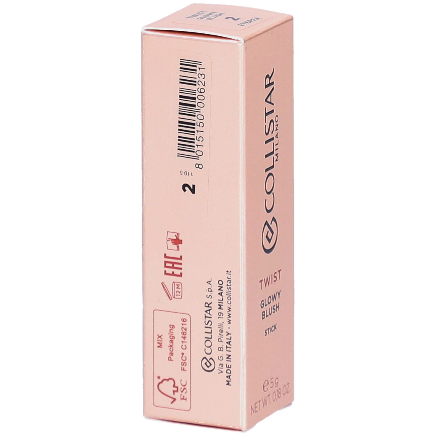 Collistar Twist Glowy Blush 02 - Eterea