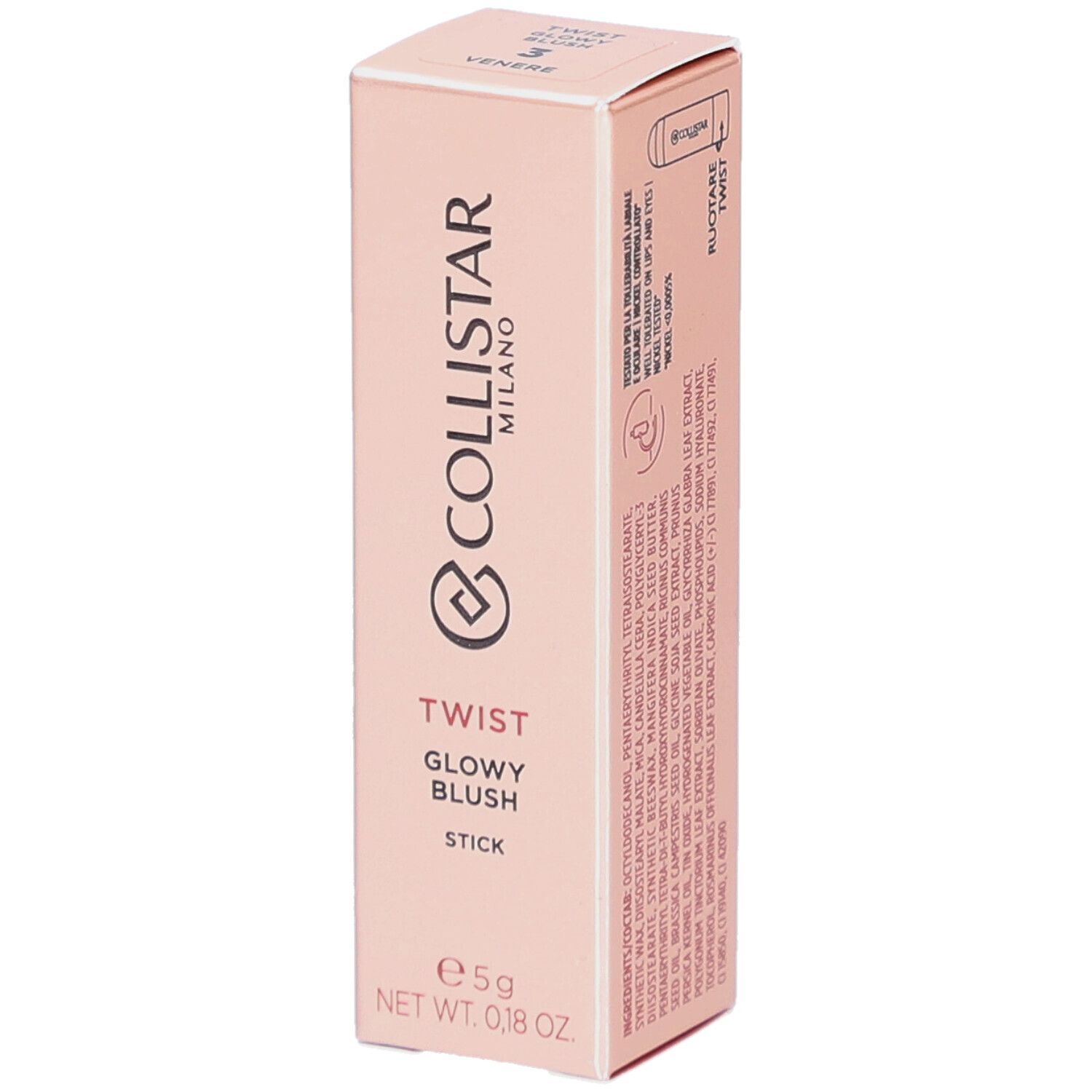 Collistar Twist Glowy Blush 03 Venere 5g 5 g Make up
