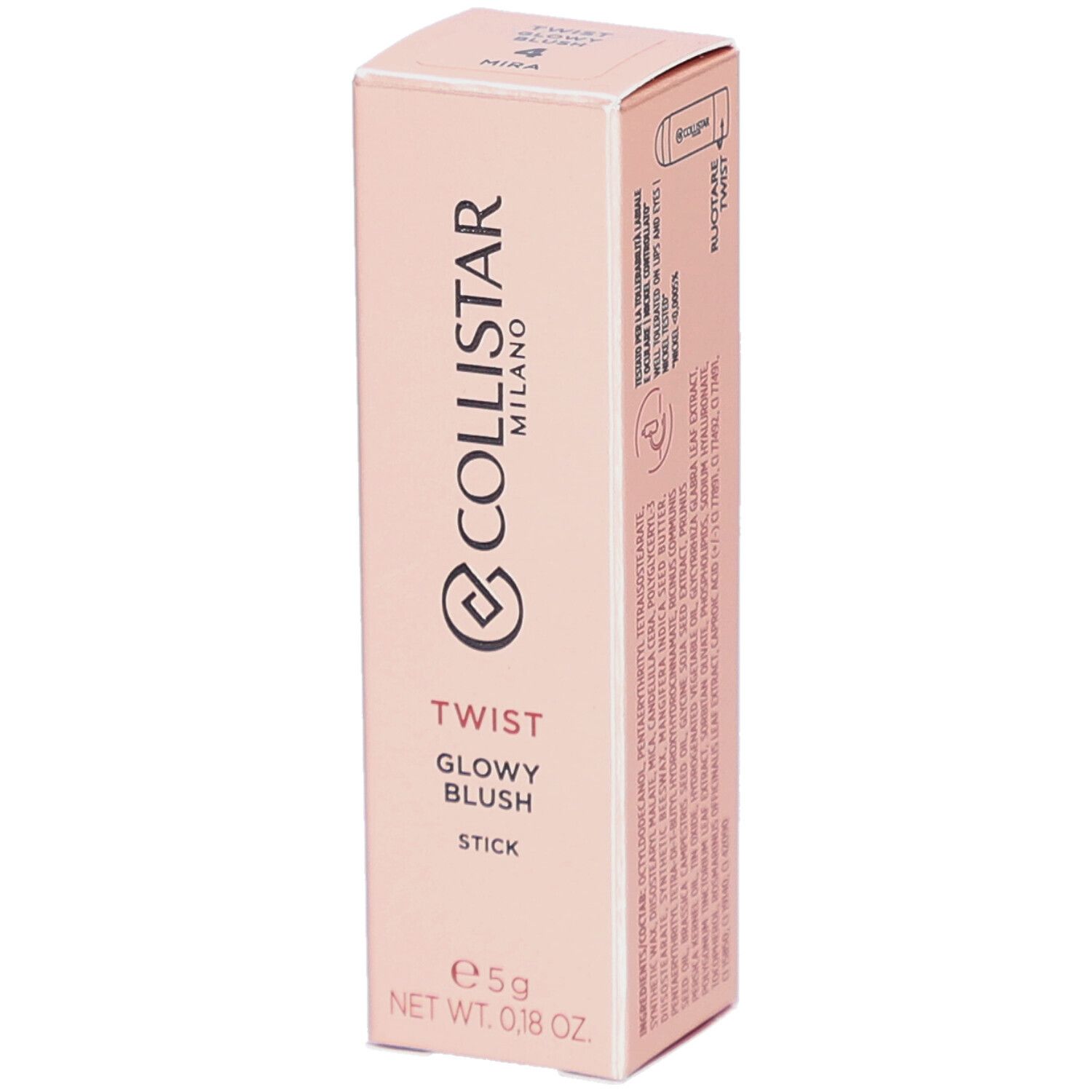 Collistar Twist Glowy Blush 04 Mira 5g 5 g Make up