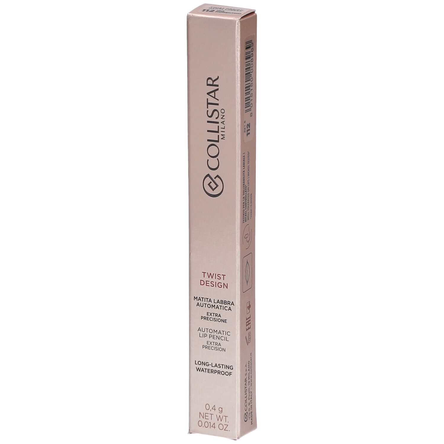Collistar Twist Design Lip Pencil 112 Iris Fiorentino 0,4g 0,4 g Make up