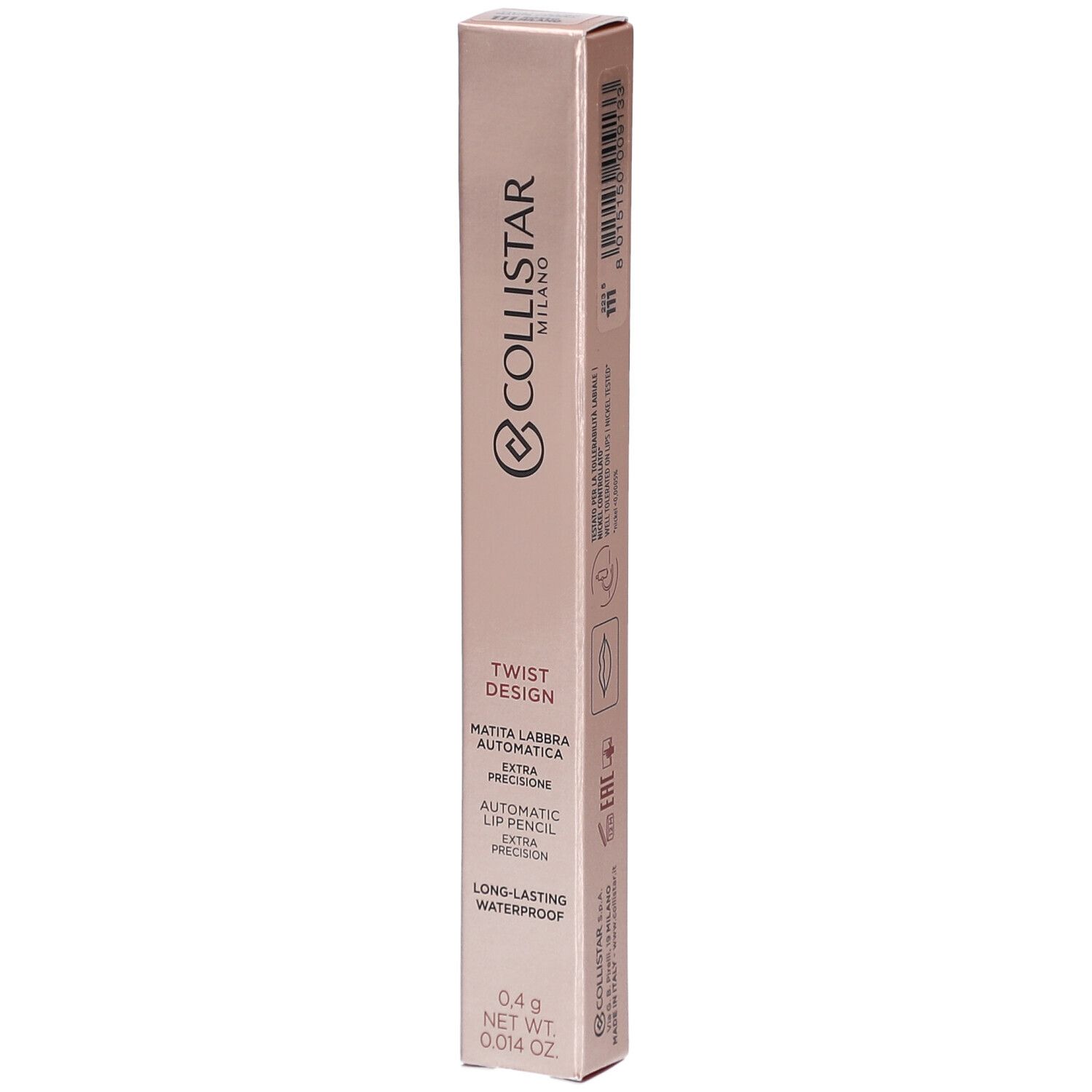 Collistar Twist Design Lip Pencil 111 Rosso Milano 0,4g 0,4 g Make up