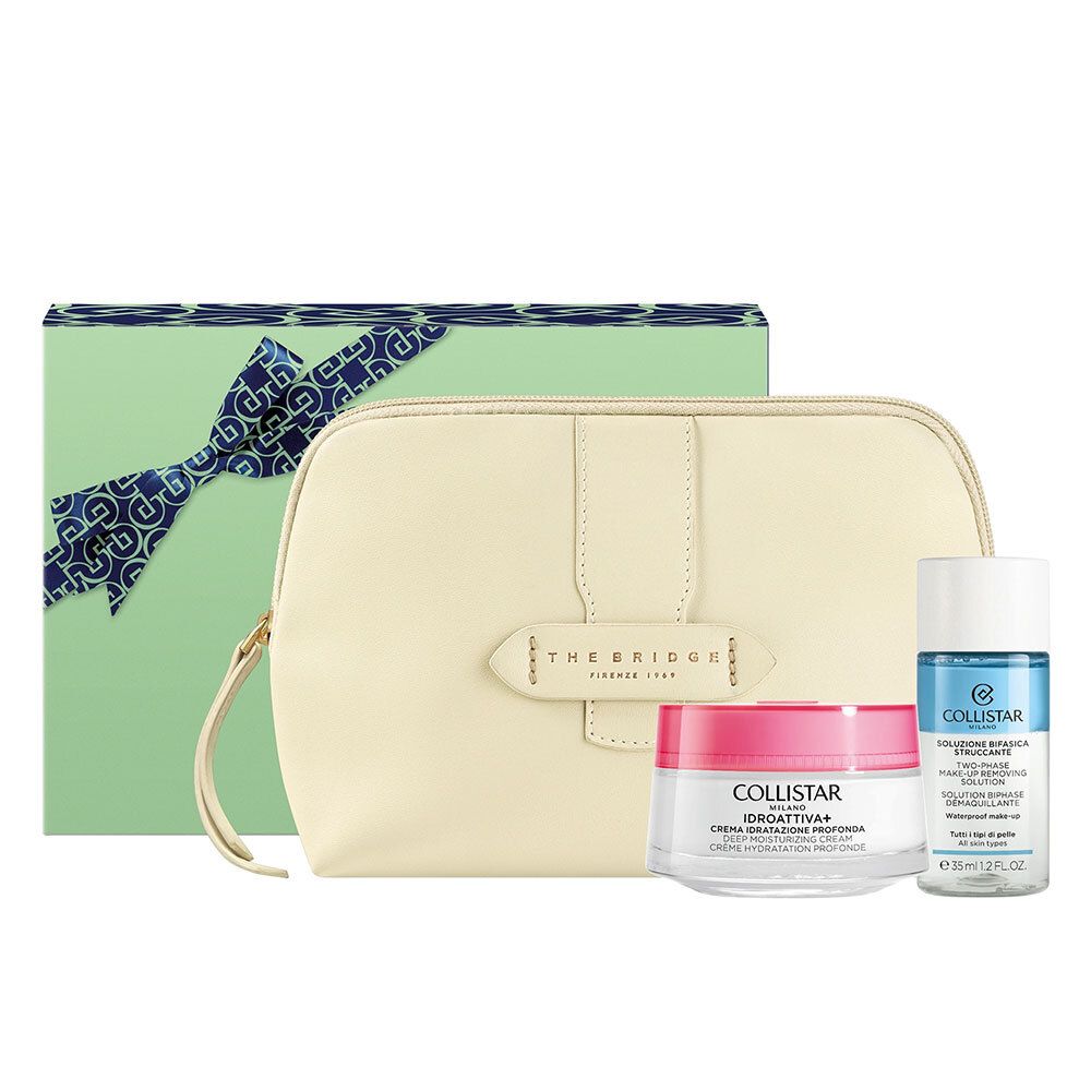 Collistar Xmas 25 Idroattiva+ Deep Moisturizing Cream 50ml + Twophase Makeup Removing Solu 1 St Set