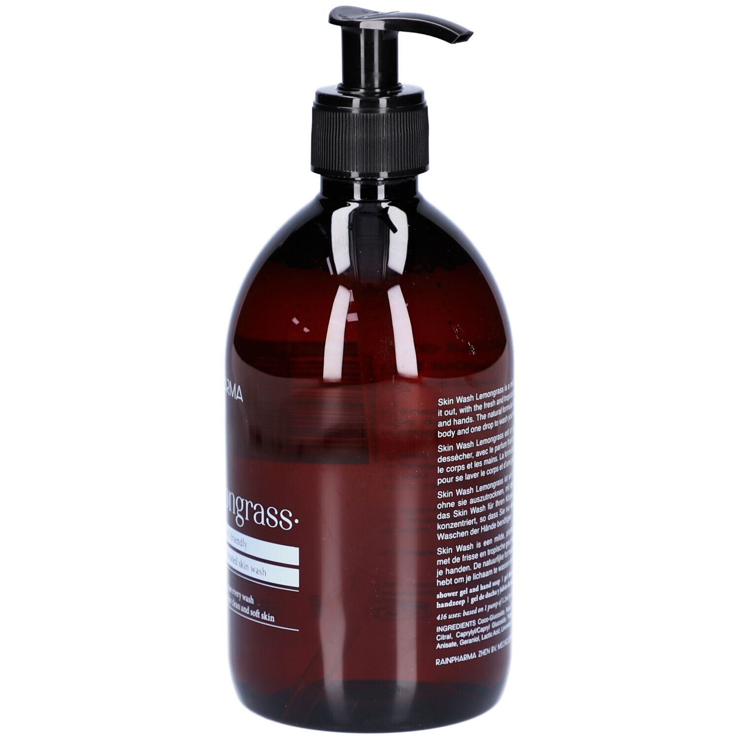 RainPharma Skin Wash Lemongrass 500 mL 500ml ml Lotion