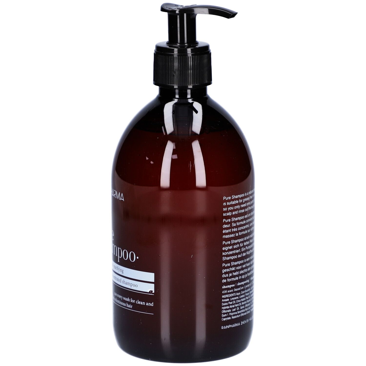RainPharma Pure Shampoo 500 mL 500ml ml Lotion