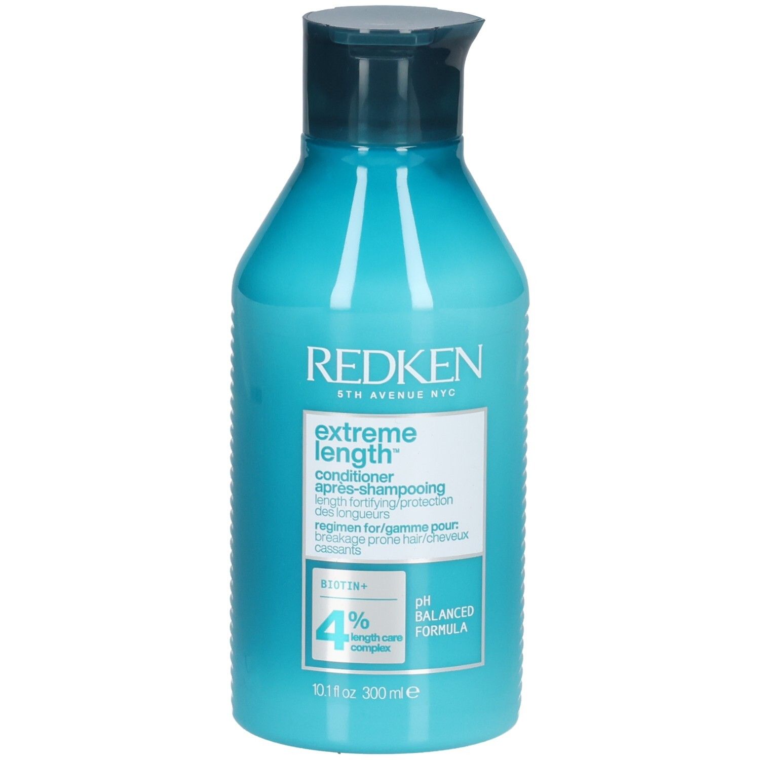Redken Extreme Length Conditioner Flasche, 300ml, mit Biotin+ und 4% Length Care Complex.