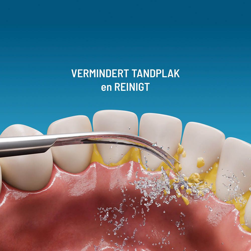 Haepi Julia Tandenborstel met interdentale waterstraal en ontkalkende opzetkop