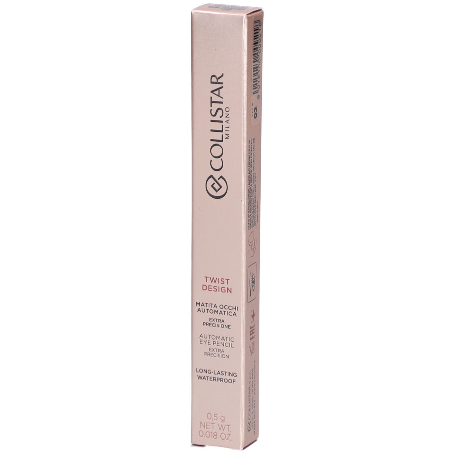 Collistar Twist Design Eye Pencil 02 - Espresso Brown Matte 0,54g 0,54 g Make up