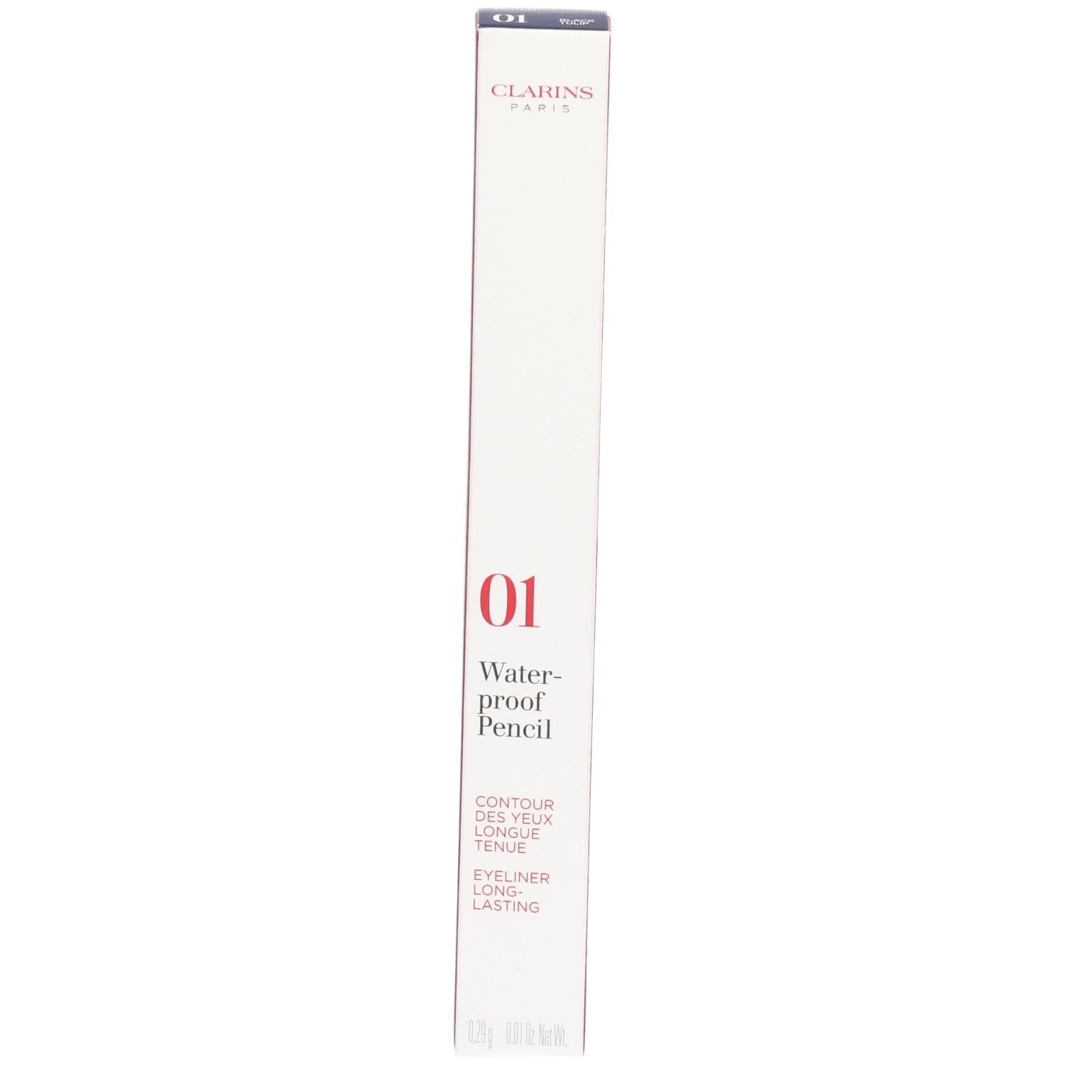 Clarins 01 Waterproof Pencil Eyeliner, lange Haltbarkeit.