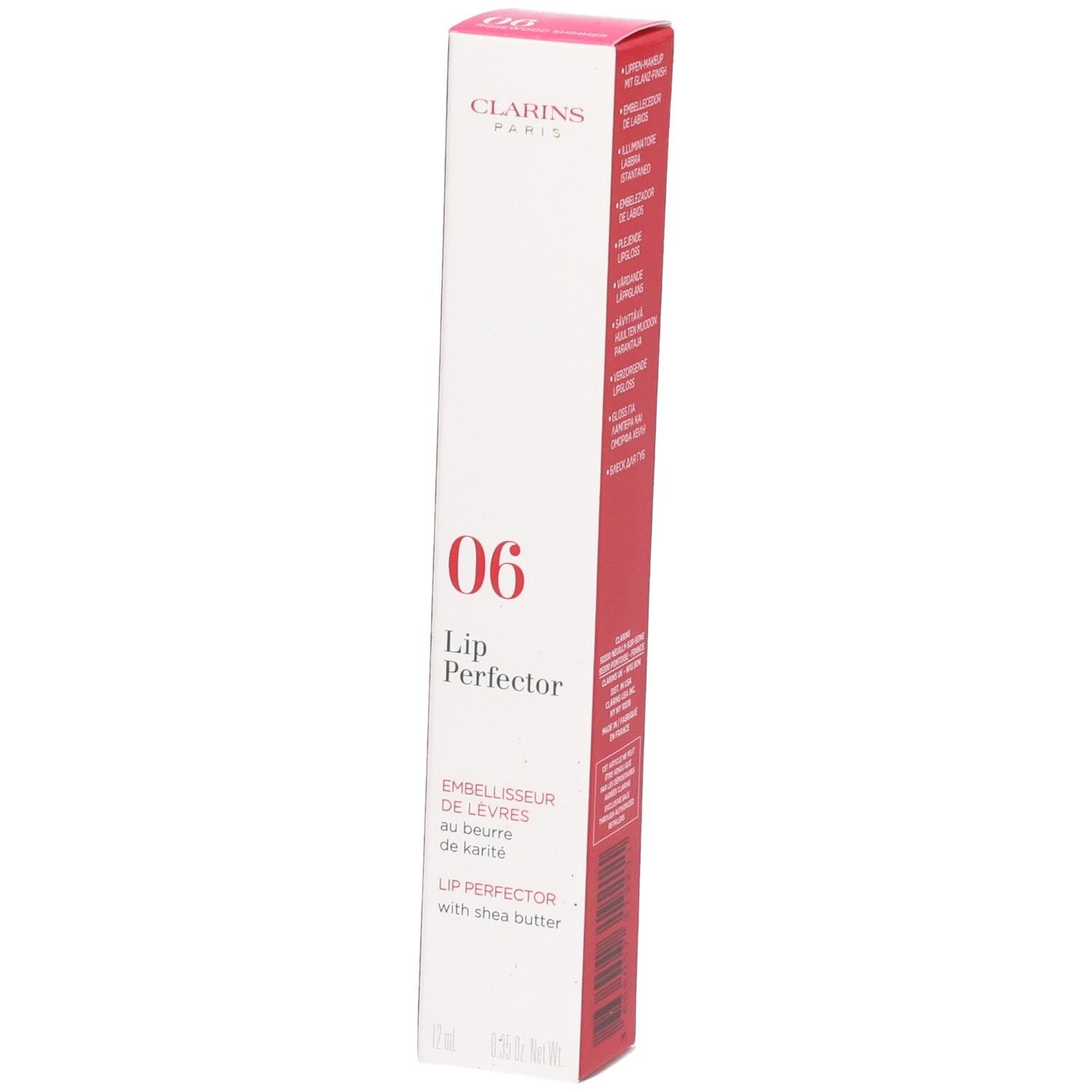Clarins Natural Lip Perfector 06 Rosewood Shimmer 12 Make-up